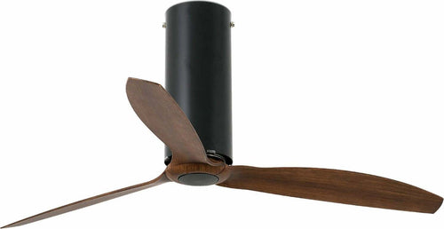 TUBE FAN M Ventilatore da soffitto nero opaco/legno con motore DC SMART Fai da te/Prodotti per la costruzione/Riscaldamento e raffreddamento/Sistemi mobili di climatizzazione/Ventilatori/Ventilatori da soffitto Led Mall Home - Napoli, Commerciovirtuoso.it