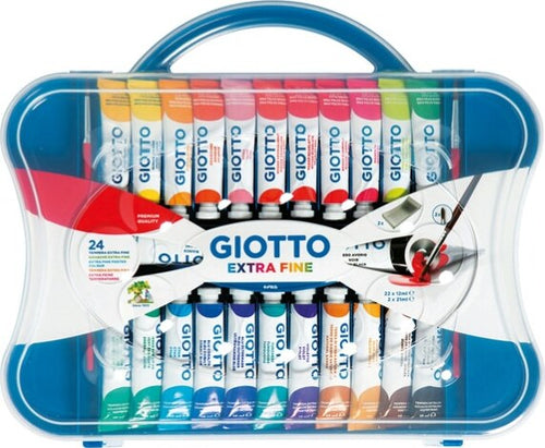 Tubi tempere - 12 ml - colori assortiti - Giotto - conf. 24 pezzi Giochi e giocattoli/Attività creative/Accessori per disegnare e colorare/Pittura/Colori a tempera Eurocartuccia - Pavullo, Commerciovirtuoso.it