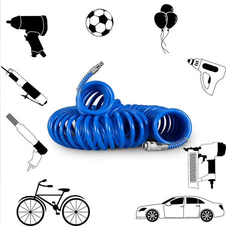 Tubo-ad-Aria-Compressa-15m-Attacco-Semplice-Veloce-Compressore-Tubo-a-Pressione