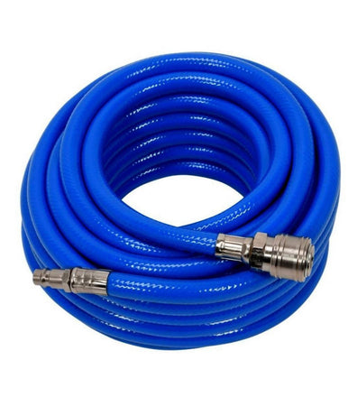 Tubo Aria Compressa Flessibile Per Compressore 15 Metri Raccordo Rapido 1/4″