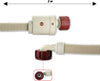 TUBO CARICO SICUREZZA ACQUA STOP UNIVERSALE CANDY HOOVER IBERNA ZEROWATT 2 MT Casa e cucina/Grandi elettrodomestici/Accessori e parti di ricambio/Ricambi e accessori per lavastoviglie/Filtri per lavastoviglie Rossi Ricambi - Venetico Marina, Commerciovirtuoso.it