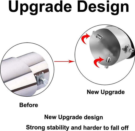Terminale Scarico 30mm-55mm Punta Di Scarico Per Auto Universale Accessori Per Auto Per Tubo Di Coda Del Silenziatore Automatico In Acciaio Inossidabile Gola Coda Tubo Scarico Terminale Scarico 30mm-55mm Punta Di Scarico Per Auto Universale Accessori Per Auto Per Tubo Di Coda Del Silenziatore Automatico In Acciaio Inossidabile Gola Coda Tubo Scarico