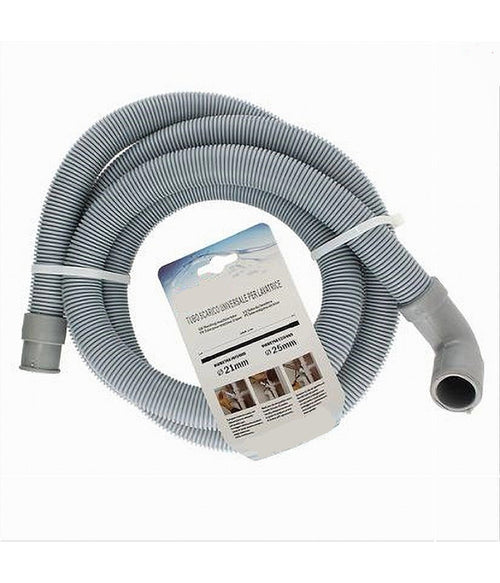Tubo Di Scarico Universale Per Lavatrice Lavastoviglie Da 300 Cm Corrugato 59056