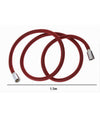 Tubo Doccia Flessibile 1.5 Mt Rosso 150 Cm Laccio Bagno Per Doccetta Box 87281