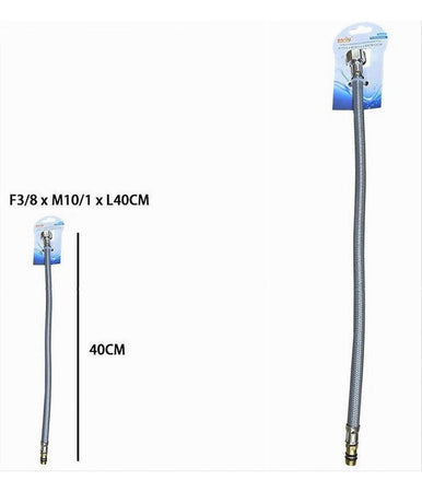 Tubo Flessibile Flessibili Per Rubinetto Miscelatore Acqua 40cm F3/8xm10/1 87372