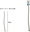 Tubo Flessibile Flessibili Rubinetto Miscelatore Acqua 50 Cm F 1/2 X M3/8 69400 Fai da te/Attrezzature per cucine e bagni/Impianti per la cucina/Accessori per lavelli Trade Shop italia - Napoli, Commerciovirtuoso.it