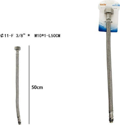 Tubo Flessibile Flessibili Rubinetto Miscelatore Acqua 50 Cm F 3/8 X M10/1 69394 Casa, arredamento e bricolage > Accessori Bagno > Raccordi e Tubi Trade Shop italia - Napoli, Commerciovirtuoso.it