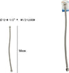 Tubo-Flessibile-Flessibili-Rubinetto-Miscelatore-Acqua-50-Cm-M-1/2-X-M1/2-69399