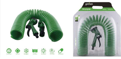 Tubo Flessibile Spirale Molla 10 Mt Con Pistola Innaffiare Giardino Pompa 57518 Giardino e giardinaggio/Attrezzi da giardino e attrezzature per l'irrigazione/Attrezzature per l'irrigazione/Pompe e accessori/Tubi per irrigazione Trade Shop italia - Napoli, Commerciovirtuoso.it