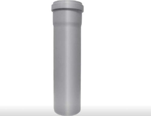 TUBO-HTEM-Ø50MM-E-LUNGHEZZA-500MM---IN-POLIPROPILENE-COLORE-GRIGIO