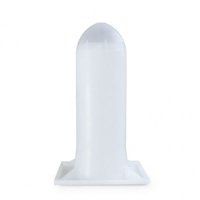 Tubo rigido per carico rete salumi con ogiva in polietilene alimentare