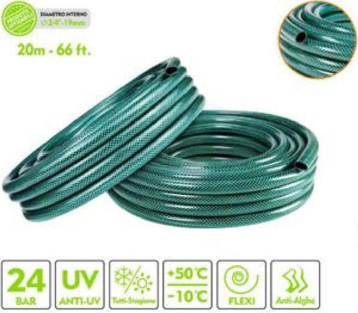 Tubo Irrigazione Annaffia Giardino Piante Lava Pompa 20mt 66 Ft. Ø3/4-19mm 57508 Giardino e giardinaggio/Attrezzi da giardino e attrezzature per l'irrigazione/Attrezzature per l'irrigazione/Pompe e accessori/Tubi per irrigazione Trade Shop italia - Napoli, Commerciovirtuoso.it