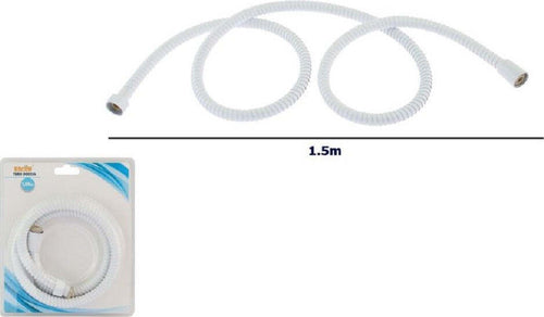 Tubo Laccio Flessibile Doccia Doccetta Vasca Bagno 1.5mt Universale 87137 Bianco Fai da te/Attrezzature per cucine e bagni/Attrezzature per bagni/Docce e componenti doccia/Filtri supporti e soffioni doccia/Telefoni doccia Trade Shop italia - Napoli, Commerciovirtuoso.it