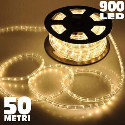 Tubo Luminoso 50 Metri Bianco Caldo Per Uso Esterno Con Controller 8 Giochi Luce Casa e cucina/Decorazioni per interni/Addobbi e decorazioni per ricorrenze/Decorazioni natalizie/Luci natalizie/Catene luminose per esterni Trade Shop italia - Napoli, Commerciovirtuoso.it