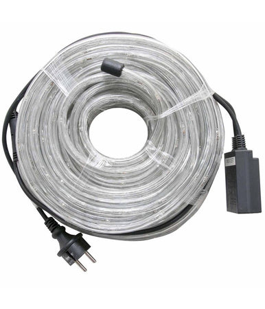 Tubo Luminoso A Led 360 Luci Bianco Freddo 20 Metri Per Uso Esterno + Controller