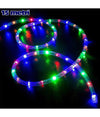 Tubo Luminoso Natalizio 15mt Led Multicolor Controller 8 Funzioni Per Esterno