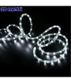 Tubo Luminoso Natalizio 20 Mt Led Bianco Freddo Controller 8 Funzioni X Esterno