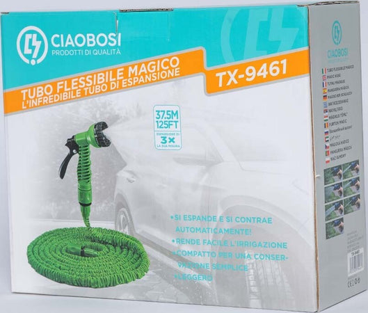Tubo Magico Per Irrigazione 37,5 Mt 125ft Giardino Estensibile Pistola Tx-9461 Giardino e giardinaggio/Attrezzi da giardino e attrezzature per l'irrigazione/Attrezzature per l'irrigazione/Pompe e accessori/Tubi per irrigazione Trade Shop italia - Napoli, Commerciovirtuoso.it