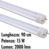 TUBO NEON A LED T8 15 W WATT 2000 LMN CON COPERTURA OPACA DA 90 CM LUCE BIANCA  Trade Shop italia - Napoli, Commerciovirtuoso.it