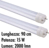 Tubo Neon A Led T8 15 W Watt 1500 Lmn Con Copertura Opaca Da 90 Cm Luce Bianca Illuminazione/Illuminazione per esterni/Catene luminose Trade Shop italia - Napoli, Commerciovirtuoso.it