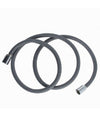 Tubo Per Doccia Flessibile 1.5metri Grigio 150cm Bagno Laccio Doccetta Box 87284