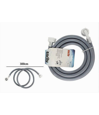 Tubo Scarico Carico Per Lavatrice Lavastoviglie Con Curva Raccordo Pipa 3mt 59052
