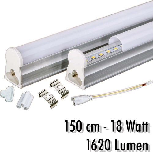 TUBO T5 NEON LED 18 WATT 150 CM 1620 LMN PER USO INTERNO LUCE BIANCA PLAFONIERA  Trade Shop italia - Napoli, Commerciovirtuoso.it