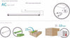 TUBO T5 NEON LED 6 10 15 18 W WATT 30 60 90 120 CM LUCE FREDDA NATURALE CALDA  Trade Shop italia - Napoli, Commerciovirtuoso.it