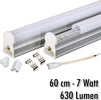 TUBO T5 NEON LED 7 W WATT 60 CM 630 LUMEN PER USO INTERNO LUCE BIANCA PLAFONIERA  Trade Shop italia - Napoli, Commerciovirtuoso.it