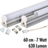 Tubo-T5-Neon-Led-7-W-Watt-60-Cm-630-Lumen-Per-Uso-Interno-Luce-Bianca-Plafoniera