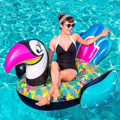 Tucano-Minnie-Gonfiabile-Gigante-Isola-Materassino-Mare-Piscina-180-X-150-X-89-Cm
