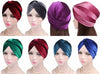 Turbante-Velluto-Annodata-Fascia-Elastica-Retro-Ferma-Capelli-Cuffia-Bandana