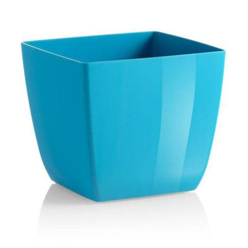 Vaso quadrato da esterno color santiago per piante e fiori