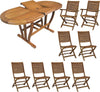 TURRIS---set-tavolo-da-giardino-allungabile-180/240x100-compreso-di-6-sedie-e-2-poltrone-in-legno-massiccio-di-acacia-Marrone-Milani-Home