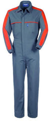 Tuta Amsterdam Grigio/Arancio Tuta Meccanico Team Racing Officina Gommista Benzinaio