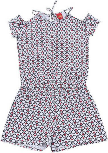 Tuta Bambina Estiva Completo Bianco Rosso Ciliegie 100% Cotone Estivo Bimba Mono Pezzo Estate Shorts Canotta Completino tutina Piccole Canaglie - Tropea, Commerciovirtuoso.it