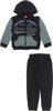 Tuta Bambino Completo 100% Cotone Felpa con Cappuccio Nera Verde Brooklyn + Pantalone Tuta Nero Elastico Completino Sport Bimbo TUTA Piccole Canaglie - Tropea, Commerciovirtuoso.it