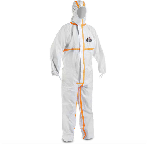 Tuta contro Rischio Chimico Biologico Virus Amianto Cat. III Classe 4/B 5/B 6/B Termo-nastrata ACTIVE GEAR