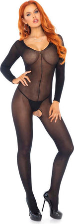 Tuta Intera Trasparente Long Sleeves Bodystocking Tutina Catsuit Nero Con Apertura Inguinale Intimo Sexy Salute e cura della persona/Erotismo e contraccezione/Abbigliamento erotico/Donna/Body interi e tute intere Kondorama - Martinsicuro, Commerciovirtuoso.it