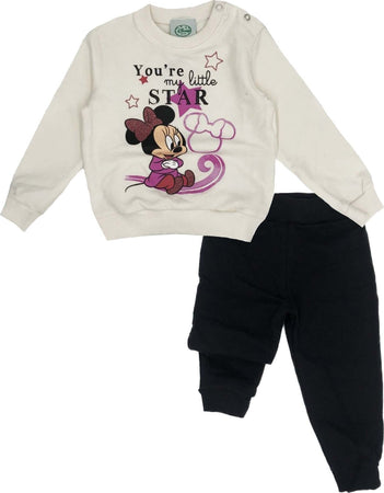 Tuta Minnie da 12 a 30 mesi Inverno Moda/Prima infanzia/Abbigliamento/Bambina 0-24/Completini e coordinati/Completi due pezzi con pantalone Store Kitty Fashion - Roma, Commerciovirtuoso.it