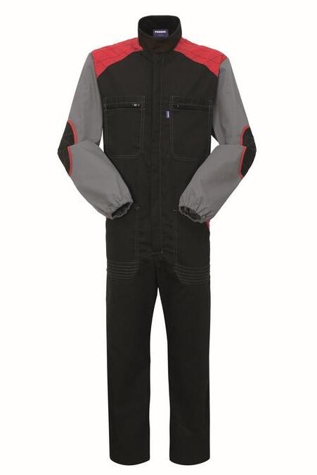 Tuta Nuvolari Nero/Grigio Tuta Meccanico Team Racing Officina Gommista