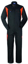 Tuta Silverstone Nero/Arancio Tuta da Lavoro Meccanico Gommista Officina