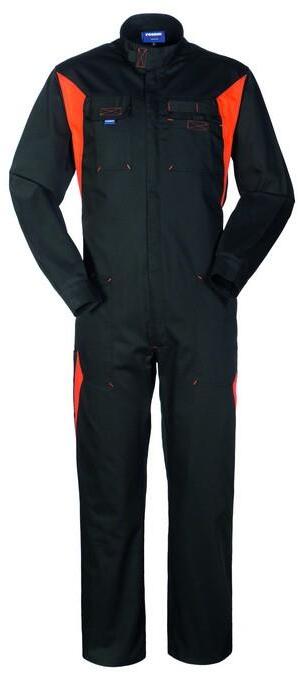 Tuta Silverstone Nero/Arancio Tuta da Lavoro Meccanico Gommista Officina