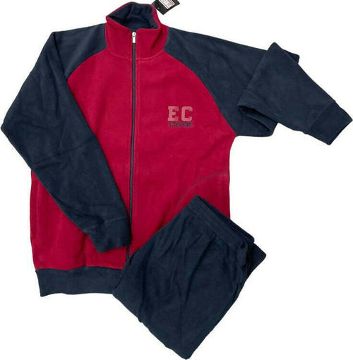 Tuta Uomo Enrico Coveri in Caldo Pile Chiusura Zip Maglia Maniche Lunghe Taglia Xl Moda/Uomo/Abbigliamento/Pigiami e abbigliamento da notte/Pigiami due pezzi Puleo Casa - Palermo, Commerciovirtuoso.it