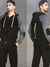 Tuta Uomo Nera e Grigia XL 100% Cotone Felpato Completo Sport per Lui Felpa con Cappuccio + Pantaloni Neri Invernali art. iu 035 Tuta Uomo Sport Abbigliamento da Casa L'Orchidea - Siderno, Commerciovirtuoso.it
