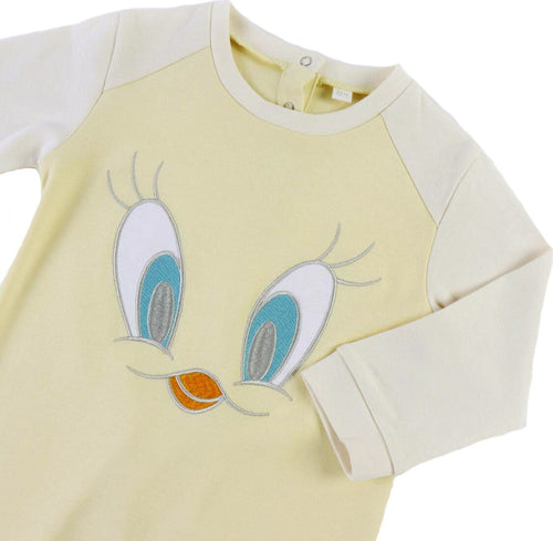 Tutina Titti Looney tunes interlock da 18 a 36 mesi Moda/Prima infanzia/Abbigliamento/Bambina 0-24/Tutine e body/Pagliaccetti Store Kitty Fashion - Roma, Commerciovirtuoso.it