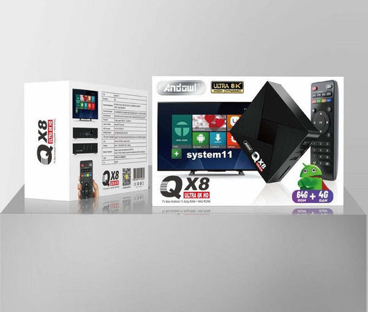 Tv Box 8k Ultra Hd Android 11.0 4g Ram + 64g Rom Smart Tv Smarttv Youtube Qx8 Elettronica/Home Cinema TV e video/Dispositivi per lo Streaming/Client Streaming Trade Shop italia - Napoli, Commerciovirtuoso.it