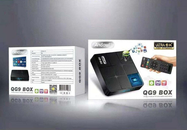 Tv Box Android 10.0 Smart Tv Mediaplayer 4g Ram 64gb Rom 6k Ultra Hd Qg9 Box Elettronica/Home Cinema TV e video/Dispositivi per lo Streaming/Client Streaming Trade Shop italia - Napoli, Commerciovirtuoso.it