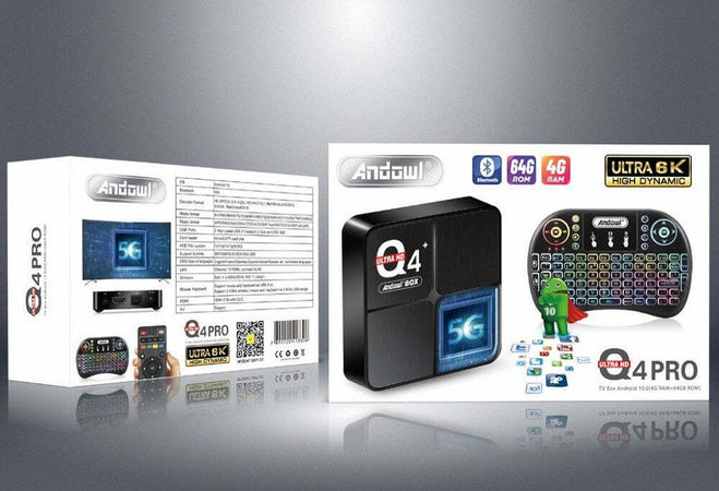 Tv Box Hdmi Bluetooth 4gb Ram 64gb Rom 6k Ultra Hd Trasforma Tv Android Tv Q4pro Elettronica/Home Cinema TV e video/Dispositivi per lo Streaming/Client Streaming Trade Shop italia - Napoli, Commerciovirtuoso.it