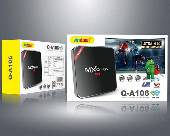 Tv Box Q-a106 Mxq Pro 4k Ultra Hd Sistema Operativo Android 10.0 2gb Ram 16gb Elettronica/Home Cinema TV e video/Dispositivi per lo Streaming/Client Streaming Trade Shop italia - Napoli, Commerciovirtuoso.it